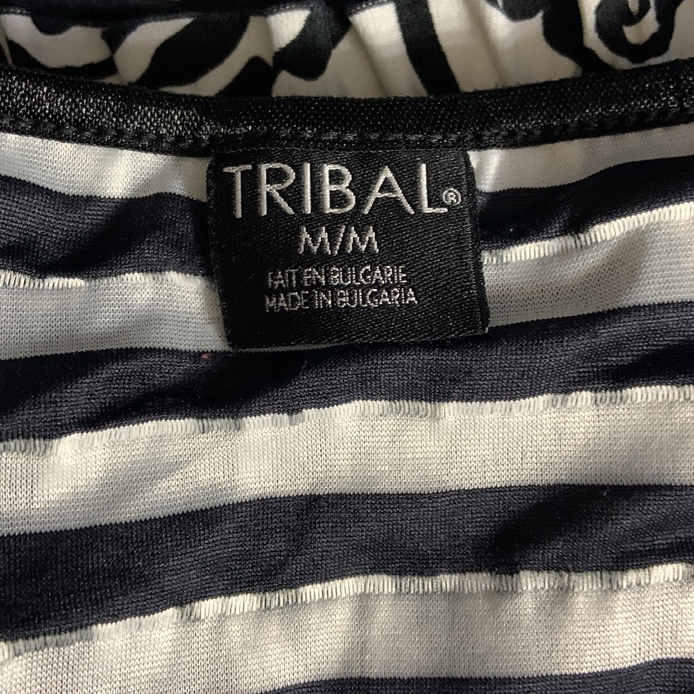 Tribal Ruffle Tank Top - Picture 3 of 6